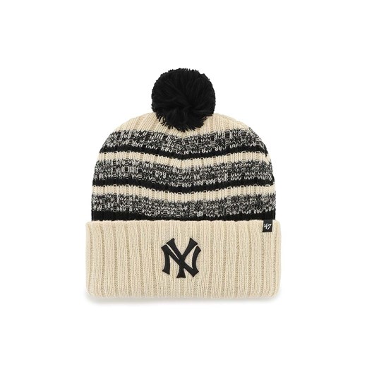 47brand czapka MLB New York Yankees kolor beżowy ONE ANSWEAR.com