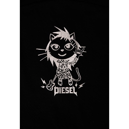 Diesel DUASB Sukienka z dżerseju black zalando szary bawełna
