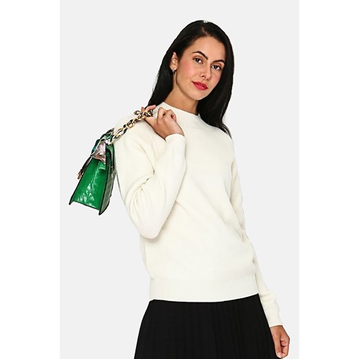 ASSUILI Sweter w kolorze kremowym ze sklepu Limango Polska w kategorii Swetry damskie - zdjęcie 166044763