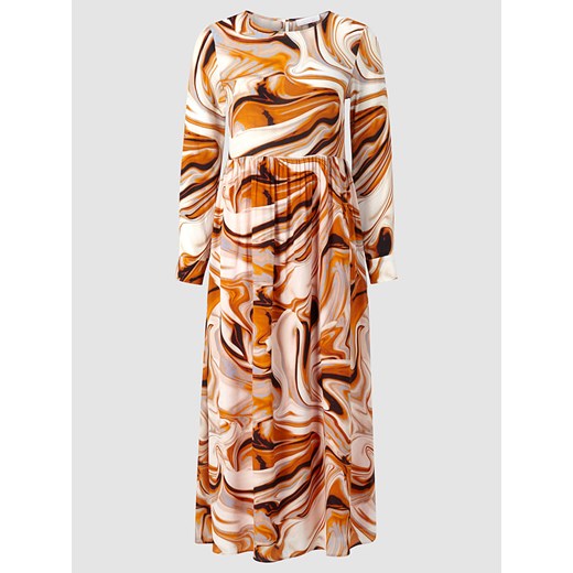 Rich &amp; Royal Sukienka w kolorze pomarańczowo-białym ze sklepu Limango Polska w kategorii Sukienki - zdjęcie 166045343