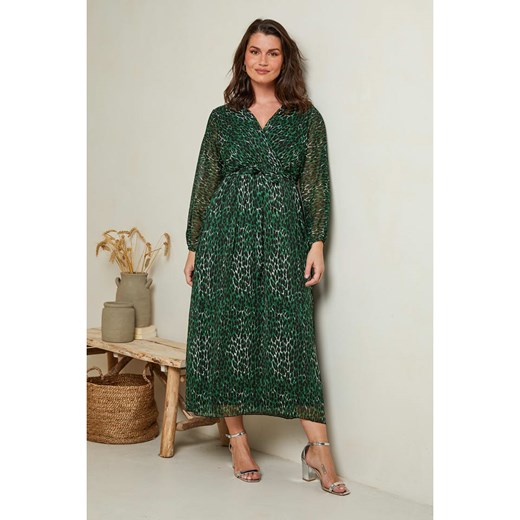 Curvy Lady Sukienka w kolorze zielonym Curvy Lady 44/46 promocja Limango Polska