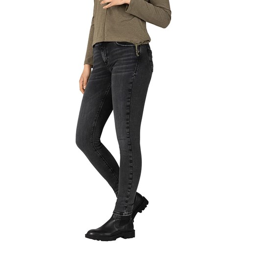 Timezone Dżinsy - Slim fit - w kolorze antracytowym ze sklepu Limango Polska w kategorii Jeansy damskie - zdjęcie 166048952