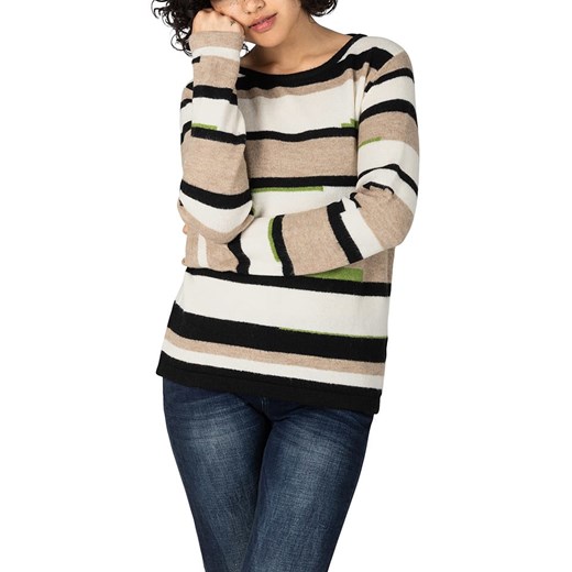Timezone Sweter w kolorze beżowym ze sklepu Limango Polska w kategorii Swetry damskie - zdjęcie 166048994