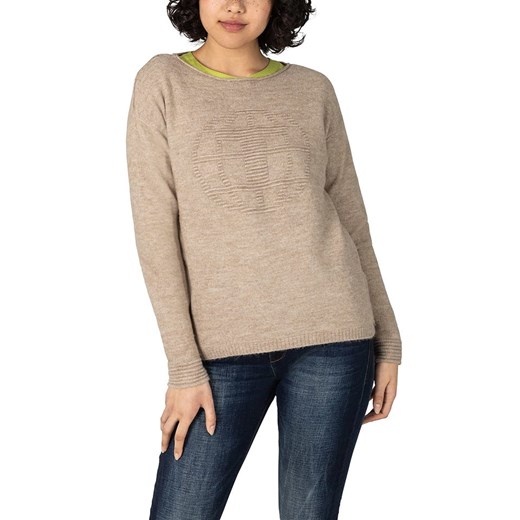 Timezone Sweter w kolorze beżowym ze sklepu Limango Polska w kategorii Swetry damskie - zdjęcie 166049000