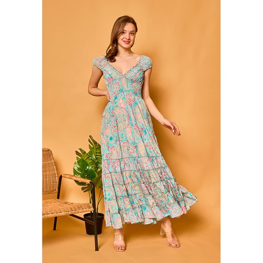 YYDS Sukienka w kolorze turkusowym ze sklepu Limango Polska w kategorii Sukienki - zdjęcie 166049354