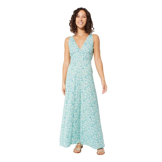 Aller Simplement Sukienka w kolorze turkusowo-kremowym ze sklepu Limango Polska w kategorii Sukienki - zdjęcie 166049393