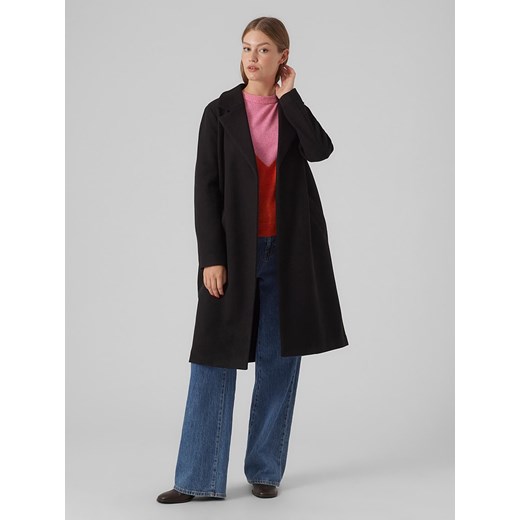 Czarny płaszcz damski Vero Moda 