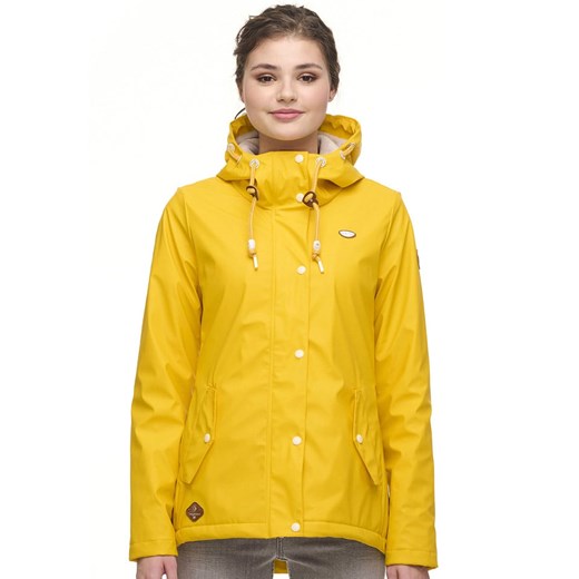 ragwear Kurtka przeciwdeszczowa w kolorze żółtym ze sklepu Limango Polska w kategorii Kurtki damskie - zdjęcie 166050751