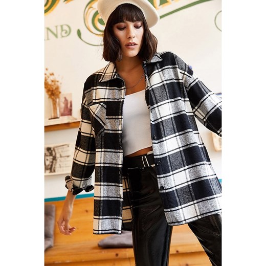 Olalook Koszula w kolorze biało-czarnym ze sklepu Limango Polska w kategorii Koszule damskie - zdjęcie 166053144