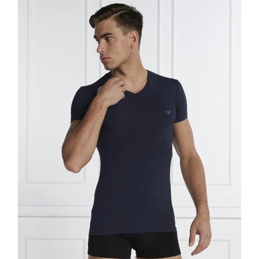 T-shirt męski Emporio Armani z elastanu