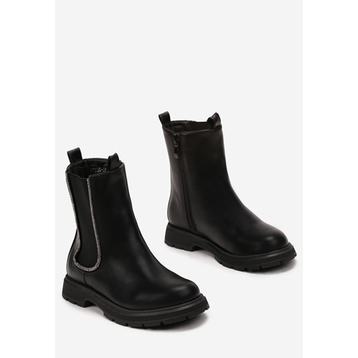 Buty zimowe dziecięce Born2be bez zapięcia 