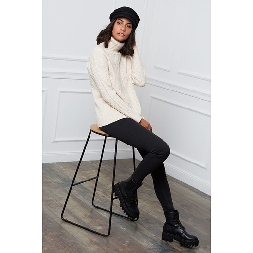 Soft Cashmere Golf w kolorze kremowym Soft Cashmere 38/40 Limango Polska okazja