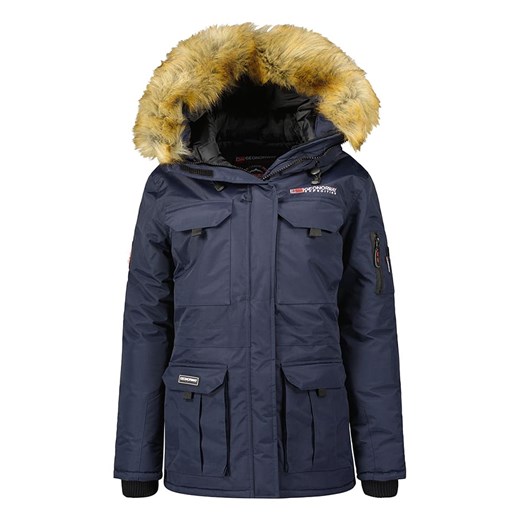 Geographical Norway Parka &quot;Baliverne&quot; w kolorze granatowym ze sklepu Limango Polska w kategorii Kurtki damskie - zdjęcie 166057141