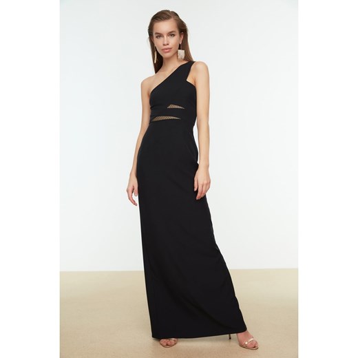 trendyol Sukienka w kolorze czarnym ze sklepu Limango Polska w kategorii Sukienki - zdjęcie 166057591