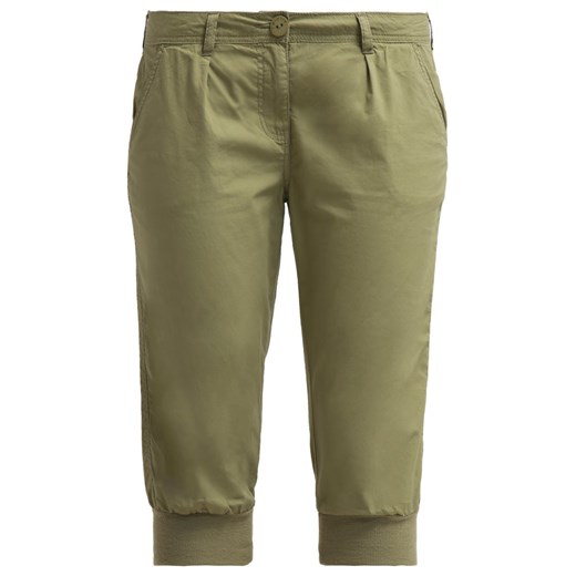 TWINTIP Spodnie materiałowe khaki zalando zielony abstrakcyjne wzory
