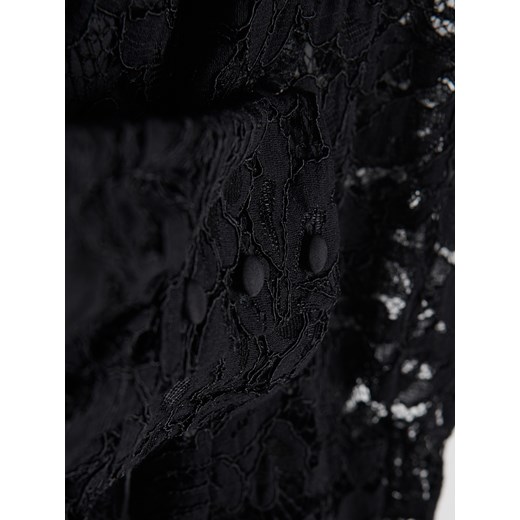Reserved - Koronkowa sukienka mini - czarny Reserved M Reserved