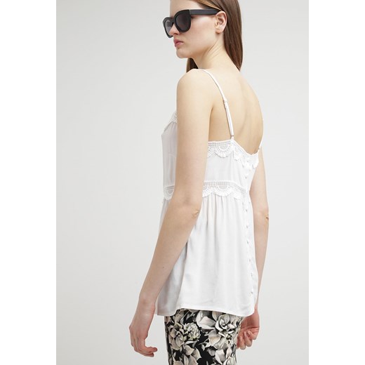 mint&berry Top white zalando bezowy mat