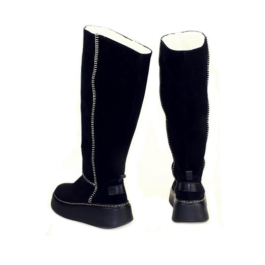 Kozaki Maciejka 06312-01 czarne Maciejka 38 wyprzedaż NajlepszeButy