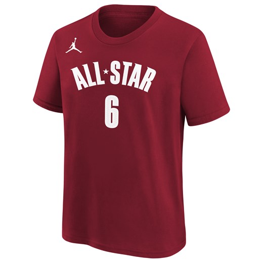 T-shirt dla dużych dzieci (chłopców) Nike NBA LeBron James Los Angeles Lakers All-Star Essential - Czerwony ze sklepu Nike poland w kategorii T-shirty chłopięce - zdjęcie 166077582