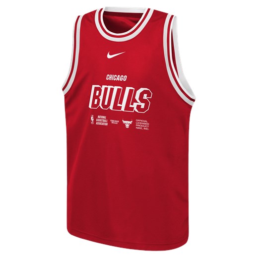 Koszulka bez rękawów dla dużych dzieci (chłopców) Nike Dri-FIT NBA Chicago Bulls Nike S Nike poland