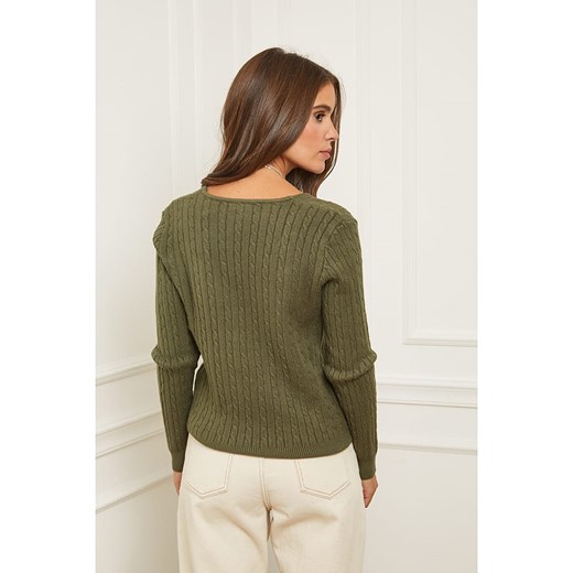 Soft Cashmere Sweter w kolorze khaki Soft Cashmere 38/40 wyprzedaż Limango Polska