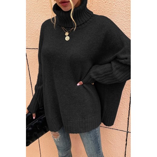 Sweter MALZEMA BLACK S promocyjna cena Ivet Shop