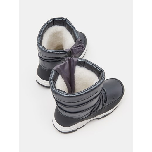 Buty zimowe dziecięce Sinsay śniegowce wełniane sznurowane 