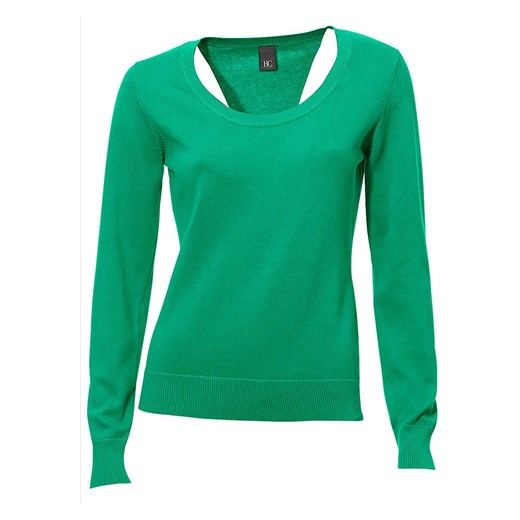 Heine Sweter w kolorze zielonym ze sklepu Limango Polska w kategorii Swetry damskie - zdjęcie 166090441