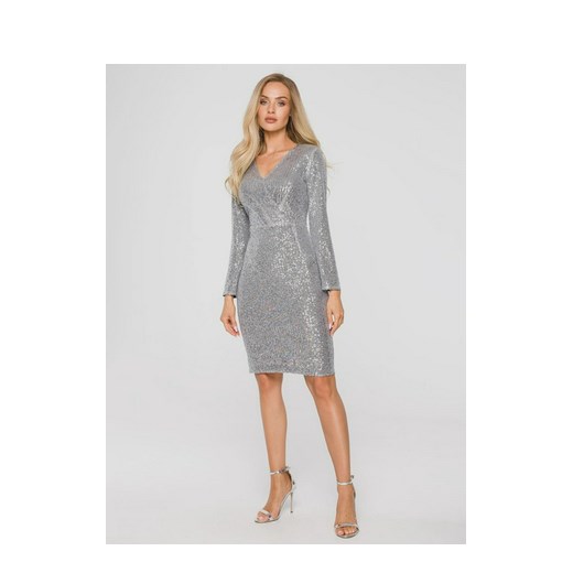 Sukienka Made Of Emotion M717 M Silver (5903887691994). Sukienki damskie S promocja Rozetka.pl