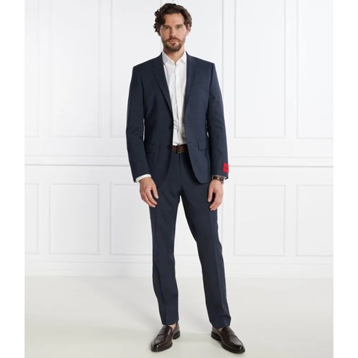 HUGO Wełniany garnitur Henry/Getlin232X | Regular Fit 46 Gomez Fashion Store promocyjna cena