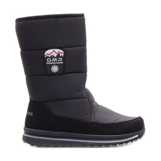 Buty śniegowce Progress PROGJ-21-09 czarne Progress 40 ButyModne.pl