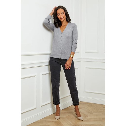 Soft Cashmere Kardigan w kolorze szarym Soft Cashmere 38/40 promocja Limango Polska