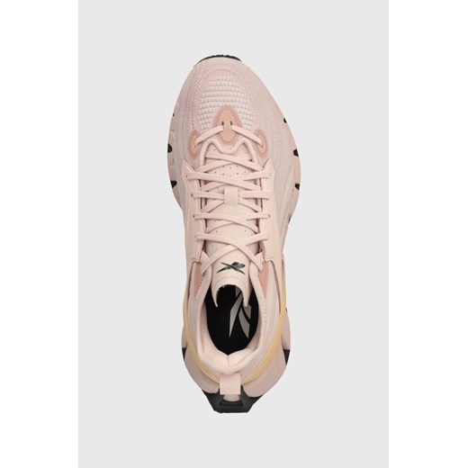 Buty sportowe damskie Reebok sneakersy różowe na platformie sznurowane 