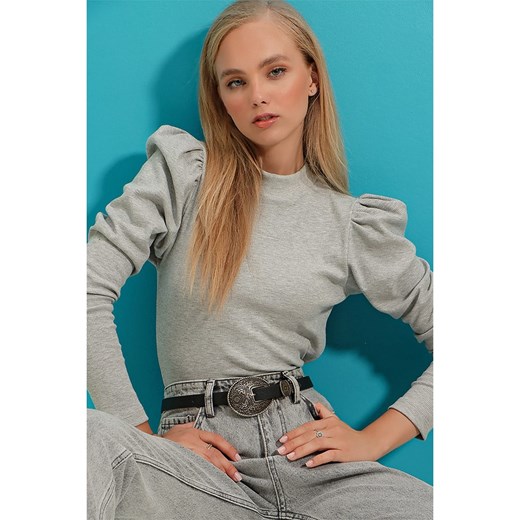 Sweter damski Trend Alacati z okrągłym dekoltem