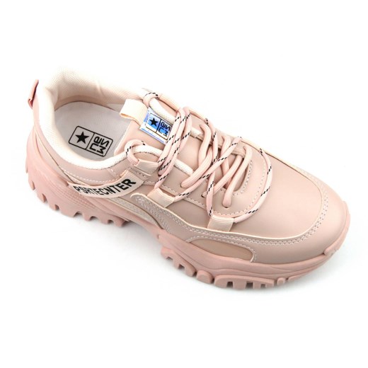 Buty sportowe damskie, sneakersy NEWS 21SP26-3925, różowe News 38 okazja ulubioneobuwie