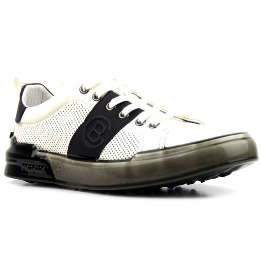 Miękkie, przewiewne buty sportowe męskie - JOHN DOUBARE QA209-8L-A20, białe John Doubare 44 okazyjna cena ulubioneobuwie