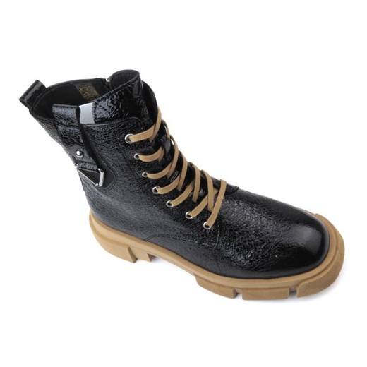 Botki, trzewiki damskie - VENEZIA 10025, czarne Venezia 37 ulubioneobuwie