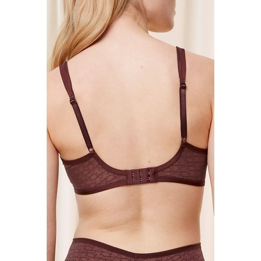 Triumph biustonosz minimizer czekoladowy Signature Sheer W01 EX 10215906, Kolor czekoladowy, Rozmiar 80C, Triumph ze sklepu Intymna w kategorii Biustonosze - zdjęcie 166139243