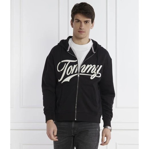 Bluza męska Tommy Jeans w stylu młodzieżowym czarna 