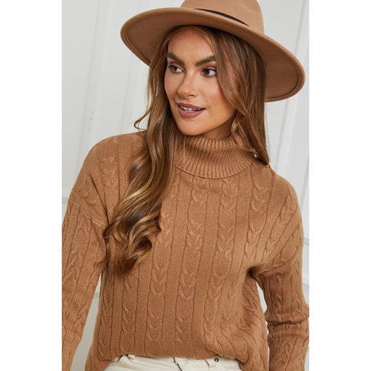 Soft Cashmere Golf w kolorze jasnobrązowym ze sklepu Limango Polska w kategorii Swetry damskie - zdjęcie 166142943