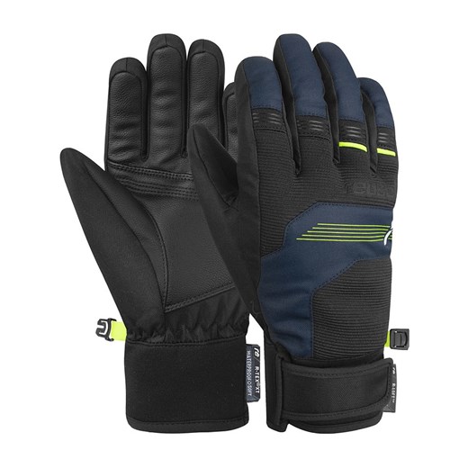 Reusch Rękawiczki narciarskie &quot;Benji R-TEX® XT Junior&quot; w kolorze czarno-granatowym ze sklepu Limango Polska w kategorii Rękawiczki dziecięce - zdjęcie 166143074