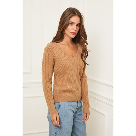 Soft Cashmere Sweter w kolorze karmelowym Soft Cashmere 34/36 okazyjna cena Limango Polska