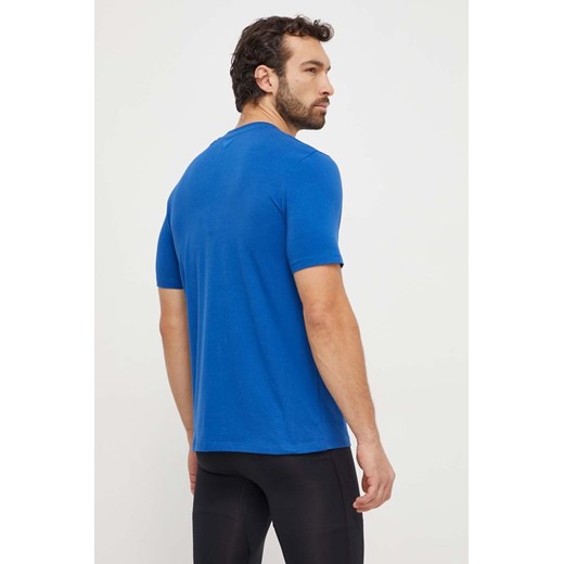 Guess t-shirt męski kolor niebieski z aplikacją Guess XXL ANSWEAR.com