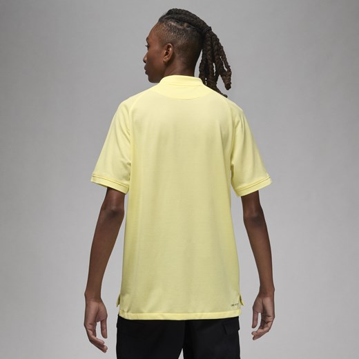 Męska koszulka polo do golfa Jordan Dri-FIT Sport - Żółty Jordan L Nike poland