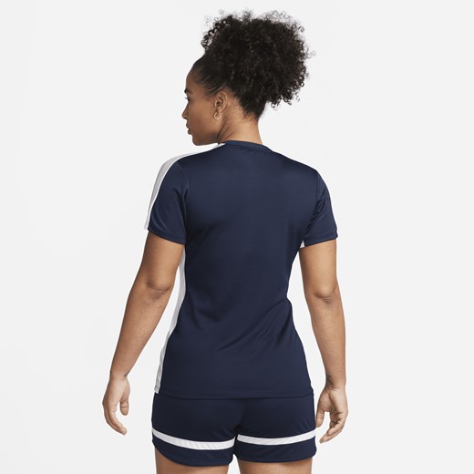 Damka koszulka piłkarska z krótkim rękawem Nike Dri-FIT Academy - Niebieski Nike XL (EU 48-50) Nike poland