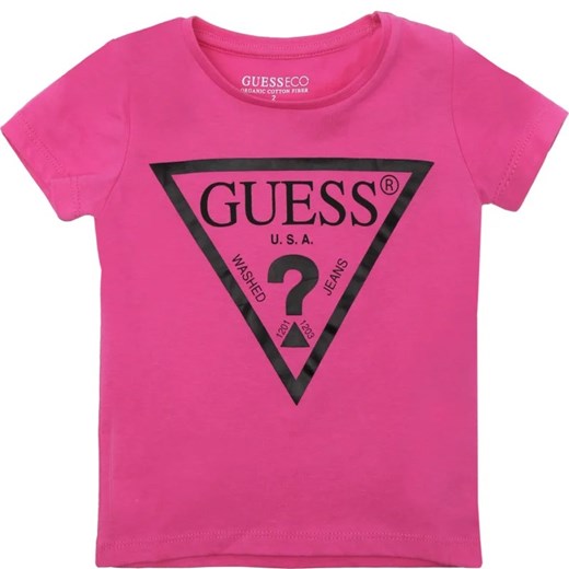 Guess T-shirt | Regular Fit ze sklepu Gomez Fashion Store w kategorii Bluzki dziewczęce - zdjęcie 166156124