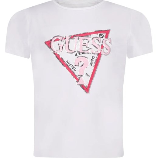 Guess T-shirt | Regular Fit ze sklepu Gomez Fashion Store w kategorii Bluzki dziewczęce - zdjęcie 166156140