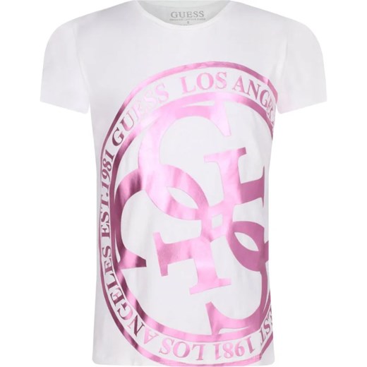 Guess T-shirt | Regular Fit ze sklepu Gomez Fashion Store w kategorii Bluzki dziewczęce - zdjęcie 166156142