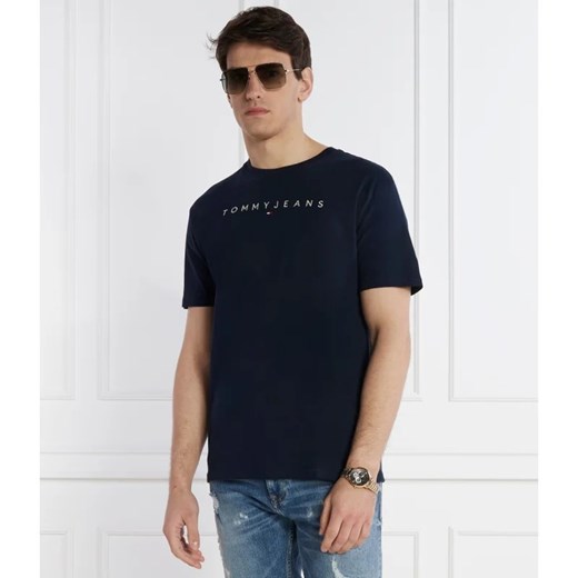 Tommy Jeans T-shirt LINEAR LOGO TEE EXT | Regular Fit Tommy Jeans M promocja Gomez Fashion Store