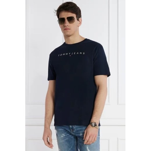 Tommy Jeans T-shirt LINEAR LOGO TEE EXT | Regular Fit Tommy Jeans S okazyjna cena Gomez Fashion Store